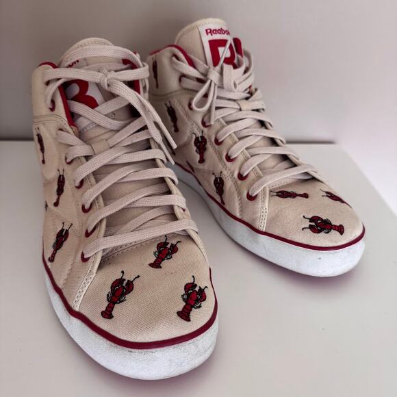 Reebok Reserve Lobster Harvest Prime Court Mid Limited Edition Sneakers SAMPLE 9 - Picture 8 of 8